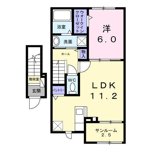 コンフォート　ヒルの間取り