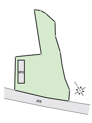 【区画図】 | 佐倉市高崎店舗事務所敷地約２３３坪