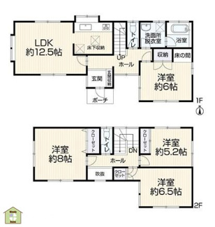【間取り】 | 草加市金明町　中古一戸建て