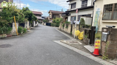 【前面道路含む現地写真】 | 草加市金明町　中古一戸建て