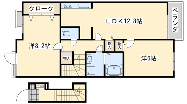 【間取り】 | レクラン　エム