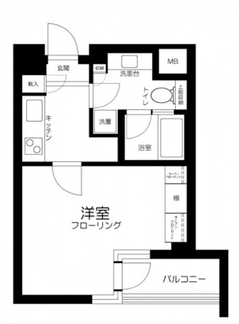 【間取り】 | ユニーブル恵比寿