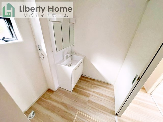 取手市西11期　新築戸建の脱衣所