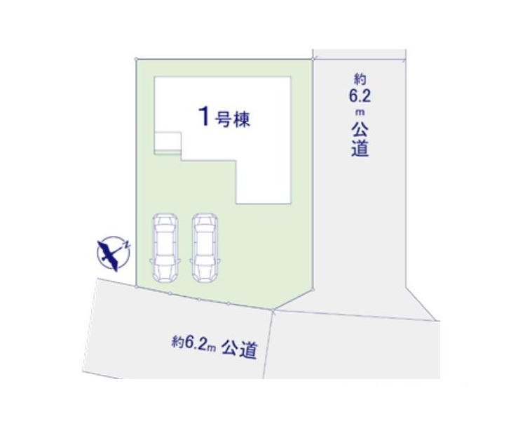 取手市西11期　新築戸建の区画図