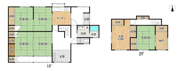 佐用郡佐用町宗行/中古戸建の間取り
