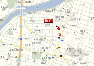 【地図】 | 津市大字乙部 | 広域Map