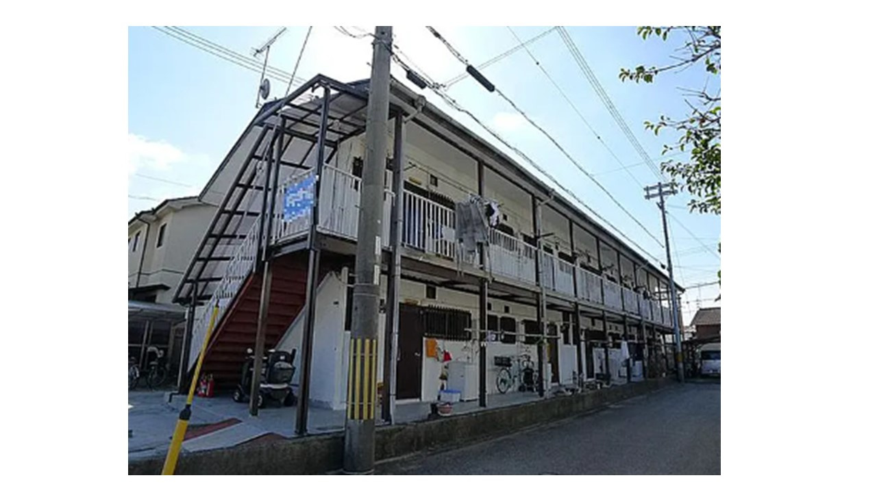 高砂市新井蓮池2丁目　高利回りアパート　満室稼働中の外観
