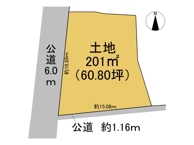 売土地　大垣市昼飯町　60.8坪