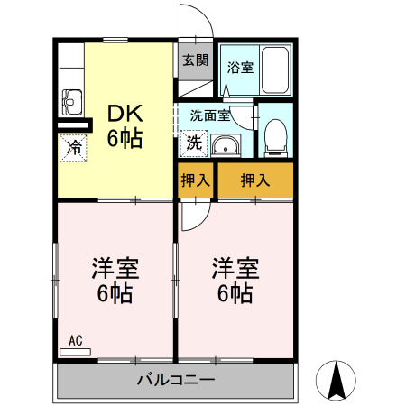 ハイツグランバレーの間取り