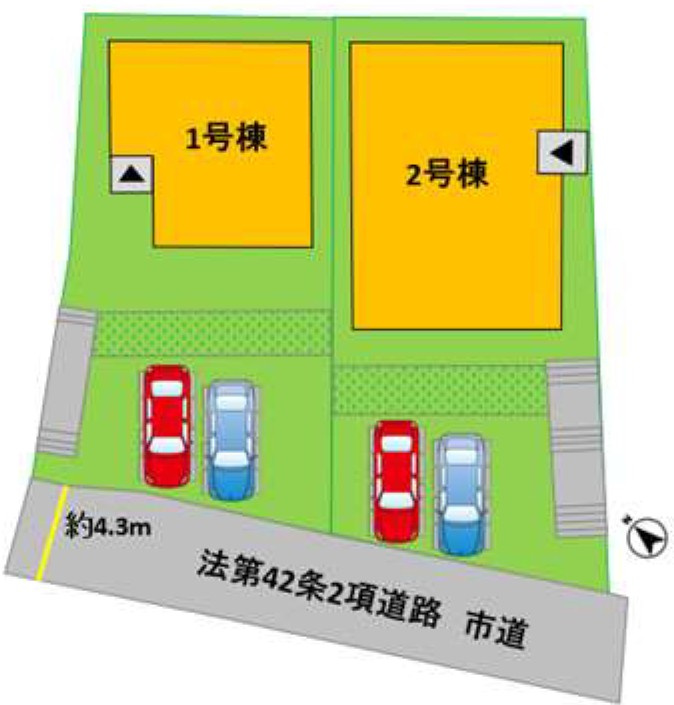 仲介手数料不要　よかタウンBloom合志市合生2期【西合志第一小・西合志中】の区画図
