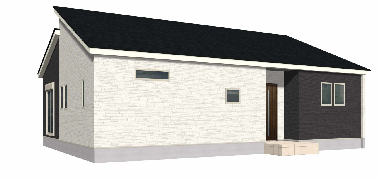 仲介手数料不要　よかタウンBloom合志市合生2期【西合志第一小・西合志中】の外観パース|外観パースです