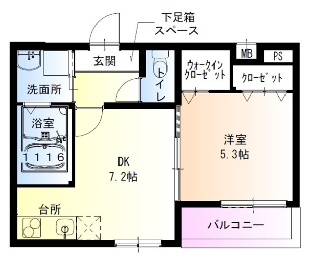 【間取り】 | フジパレス高石駅北Ⅴ番館