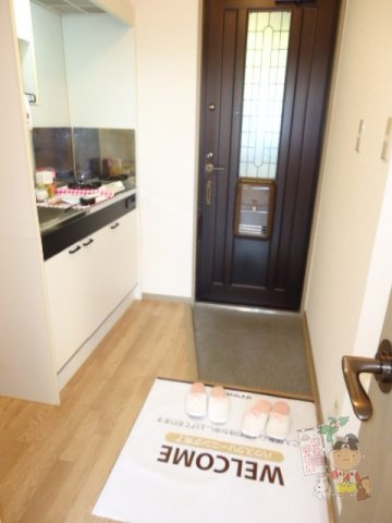 ドミールTOMOの玄関