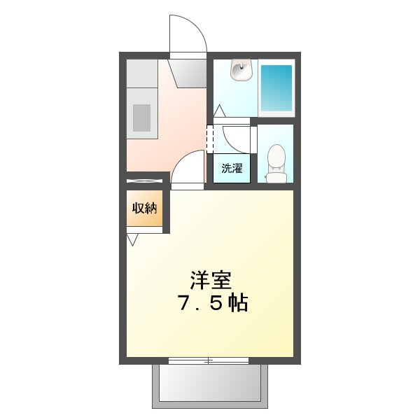 ドミールTOMOの間取り