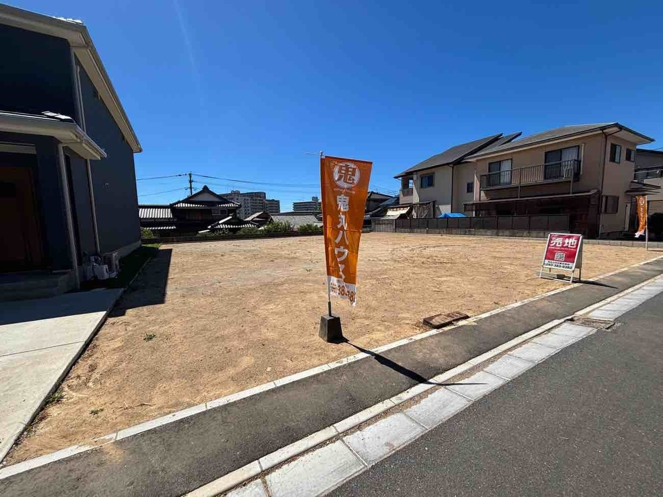 熊西一丁目の外観|すぐに建築可能！整地済みのきれいな土地です
現地（2026年7月27日）撮影