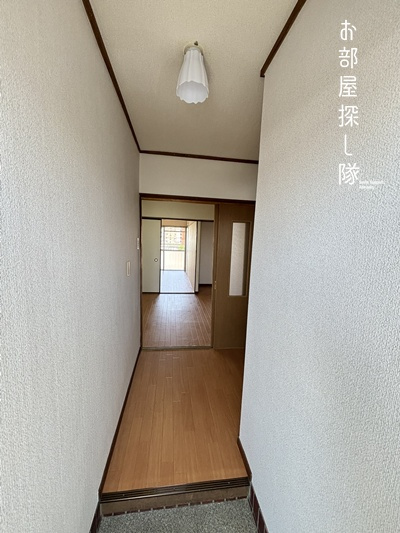 久留米市西町の賃貸マンションの玄関