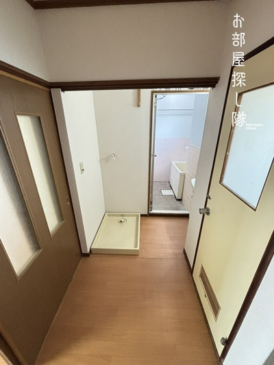 久留米市西町の賃貸マンションの洗面所