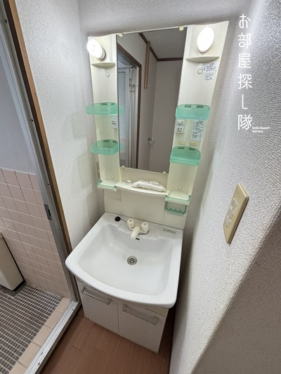 久留米市西町の賃貸マンションの独立洗面台