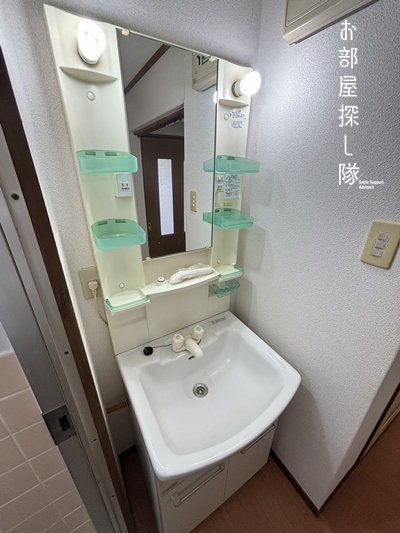 久留米市西町の賃貸マンションの独立洗面台