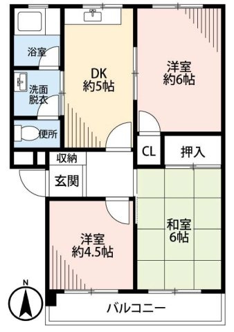 スカイヴィレッジ戸塚の間取り