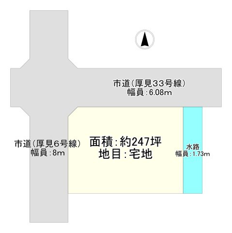 【区画図】 | 正法寺町事業用借地 | 約２４７坪ございます♪ 