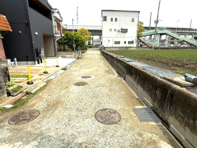 明石市藤が丘1丁目の前面道路含む現地写真|お客様からのお問い合わせ心よりお待ちしております♪