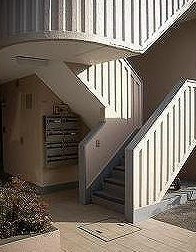 ハイツカメリアの玄関