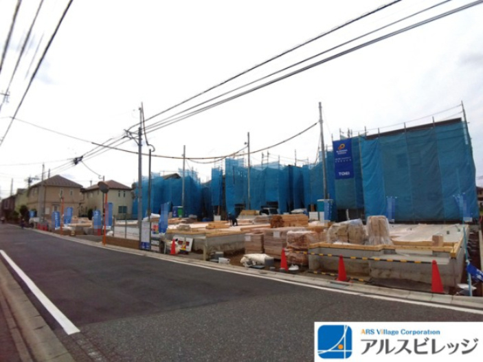 新築/新座市東２丁目の前面道路含む現地写真