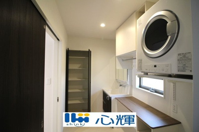 【ランドリースペース】 | プランタウン小野田駅前（14号地） | ランドリー・サニタリールームで毎日の家事効率アップです。