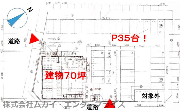 河内長野市西野山町　貸店舗事務所の間取り