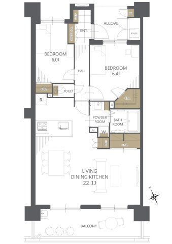 【間取り】シーズガーデン桐生本町 