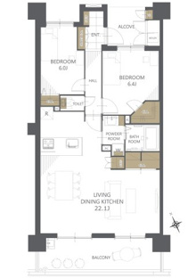 【間取り】シーズガーデン桐生本町 