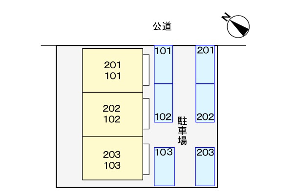 ネオクレドールの区画図