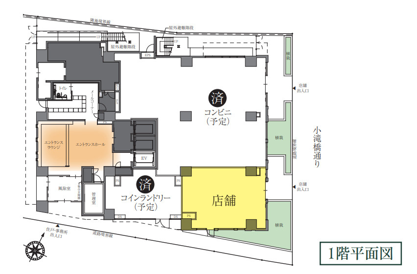 GLEAMS新宿計画の間取り