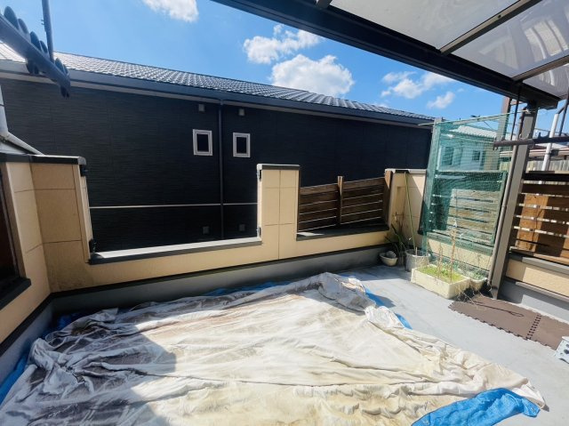 梅津林口町のバルコニー