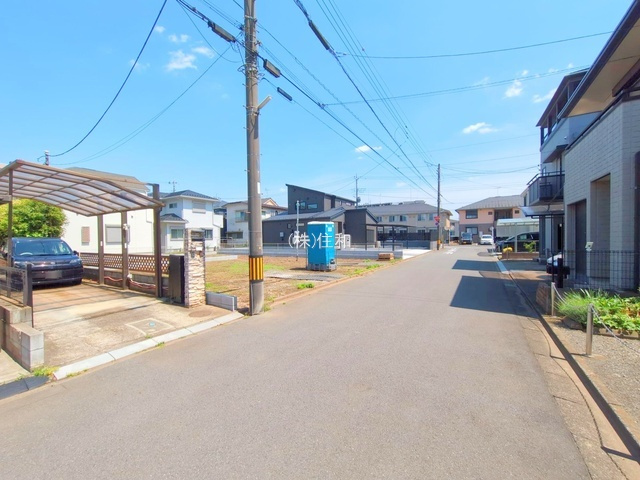 【新築分譲住宅】川越市砂新田7期の前面道路含む現地写真