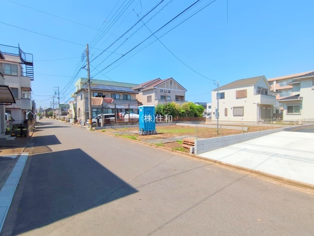 【新築分譲住宅】川越市砂新田7期の前面道路含む現地写真