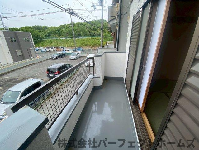 出屋敷元町2丁目戸建のバルコニー|落ち着いた時間を過ごせるバルコニーです