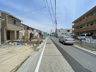 【前面道路含む現地写真】 | 草津市西草津1丁目 ニュータウン2期2号地