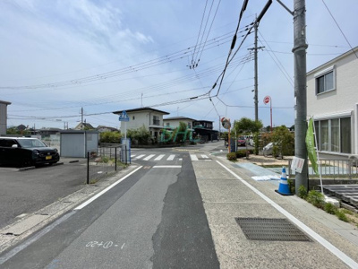 【前面道路含む現地写真】 | 草津市西草津1丁目 ニュータウン2期2号地