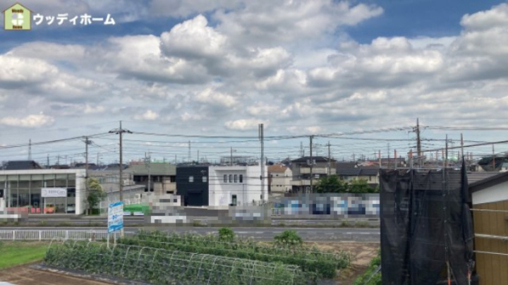 春日部市増富　未入居一戸建ての展望