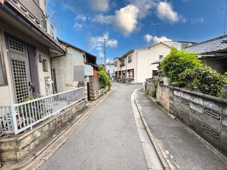 【前面道路含む現地写真】 | 右京区太秦安井辰巳町　建築条件つき