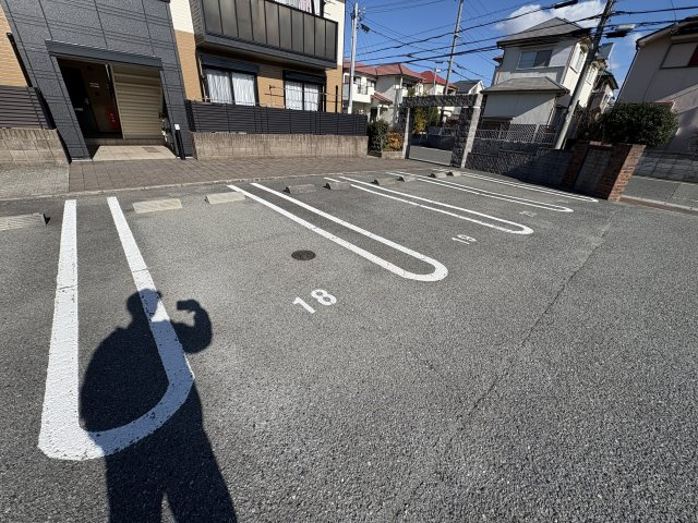 プランドールMITANI　B棟の駐車場