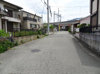 【前面道路含む現地写真】 | 川西市見野2丁目　建築条件無土地