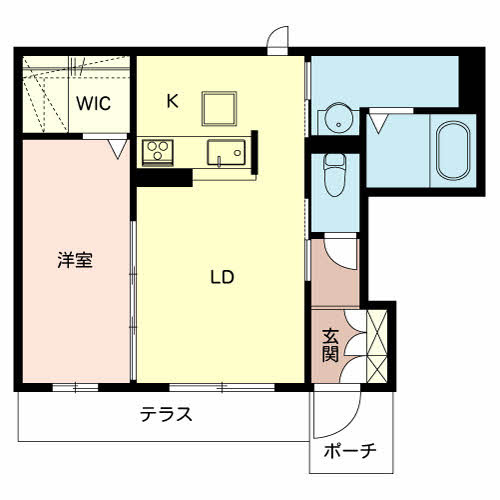シャーメゾンみらいの間取り