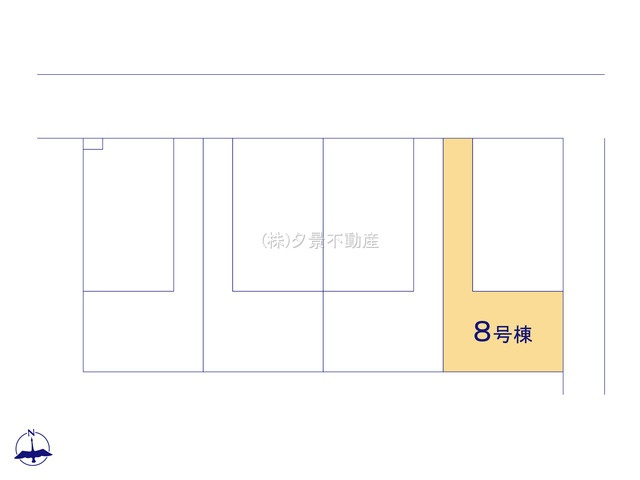 《仲介手数料無料》西区大字島根830新築一戸建てリーブルガーデンの区画図