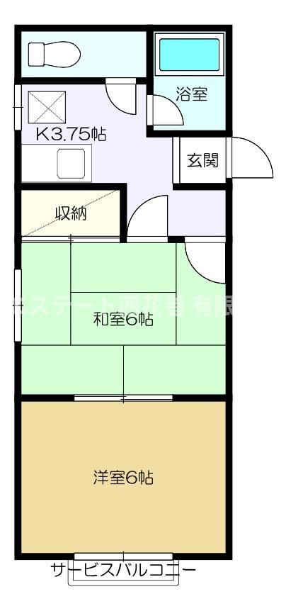 コーポアバンセの間取り