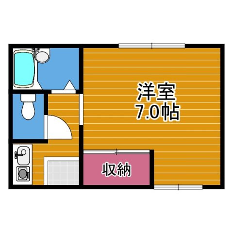 暁21・0号館の間取り