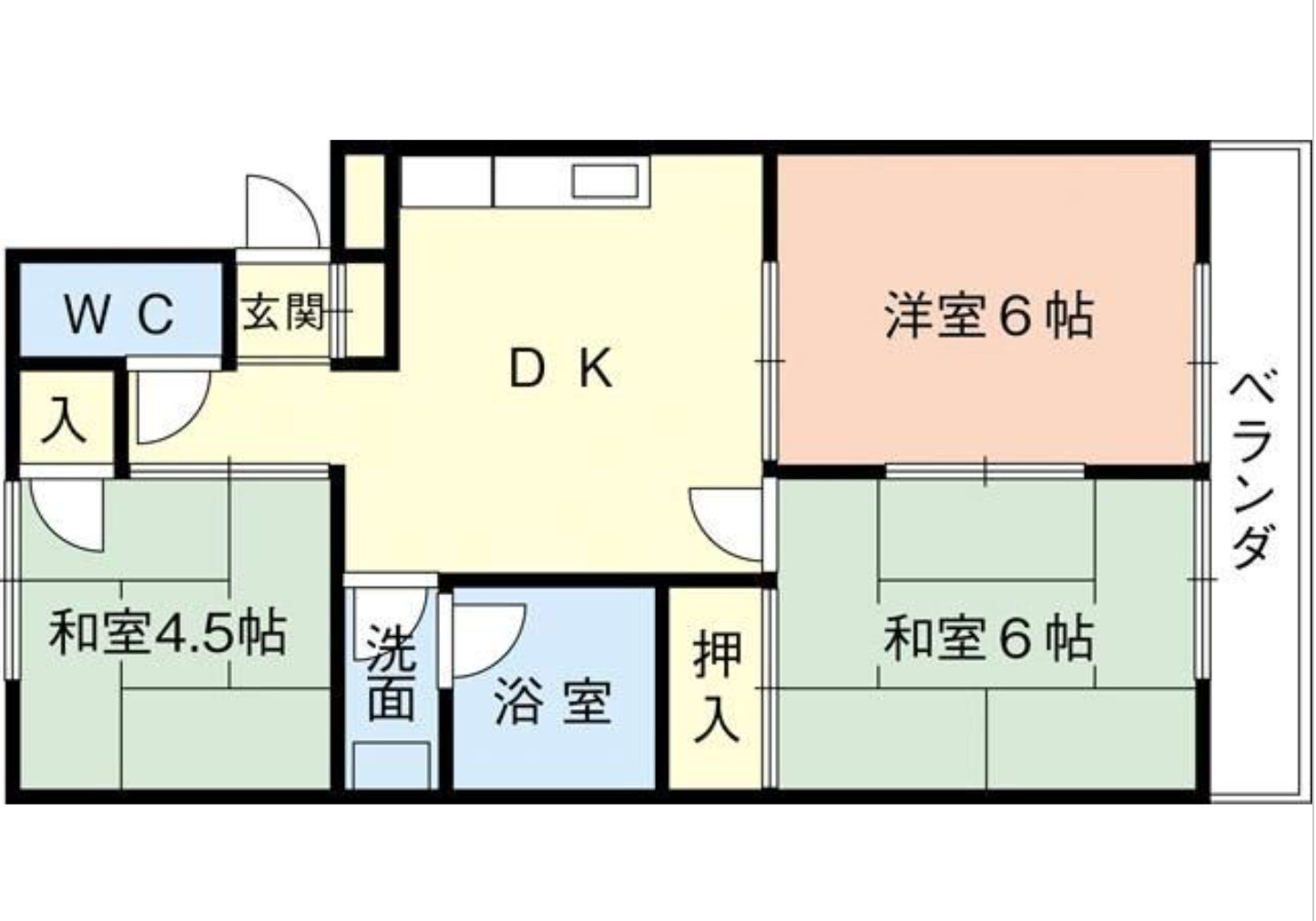和歌山市吉田　一棟収益マンションの間取り