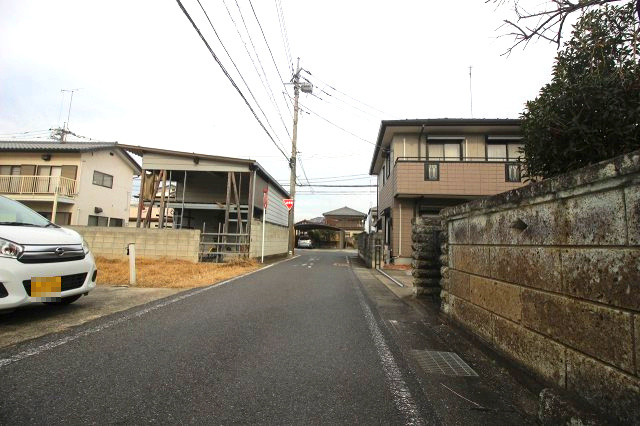 壬生町通町　全2区画の外観|東側道路（2025年12月撮影）